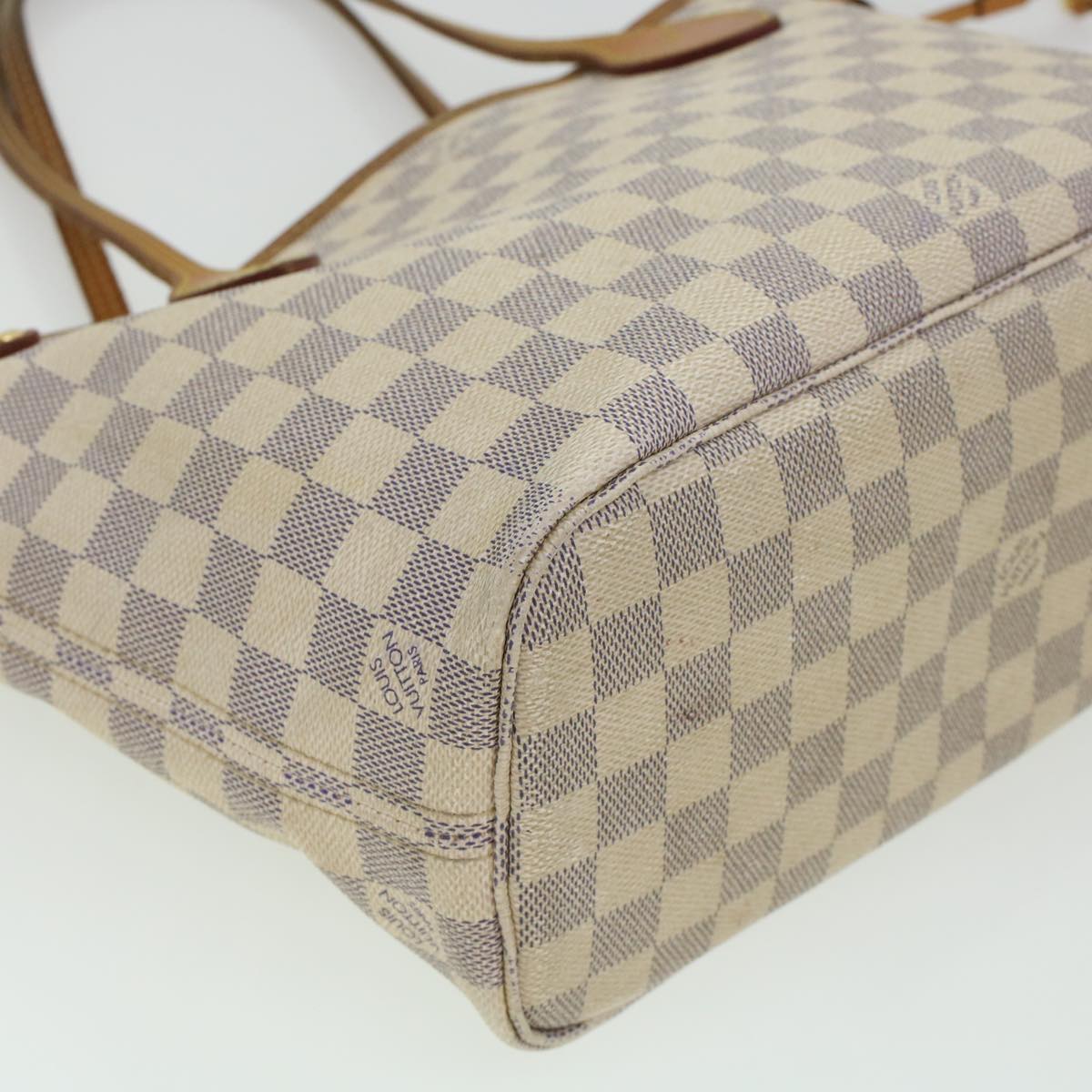 LOUIS VUITTON Damier Azur Neverfull PM Tote Bag N41362 LV yk7364B