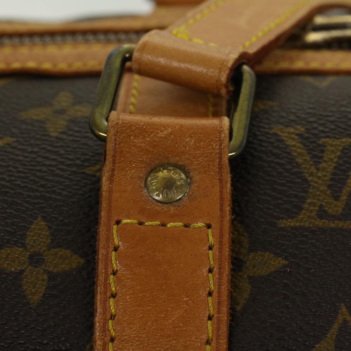 LOUIS VUITTON Monogram Sac Souple 45 Boston Bag M41624 LV yk7381B