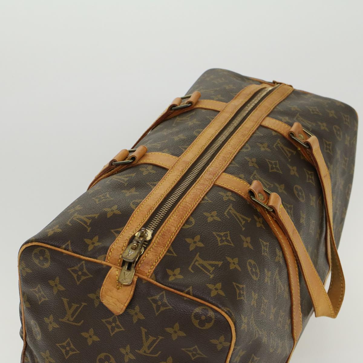 LOUIS VUITTON Monogram Sac Souple 45 Boston Bag M41624 LV yk7381B
