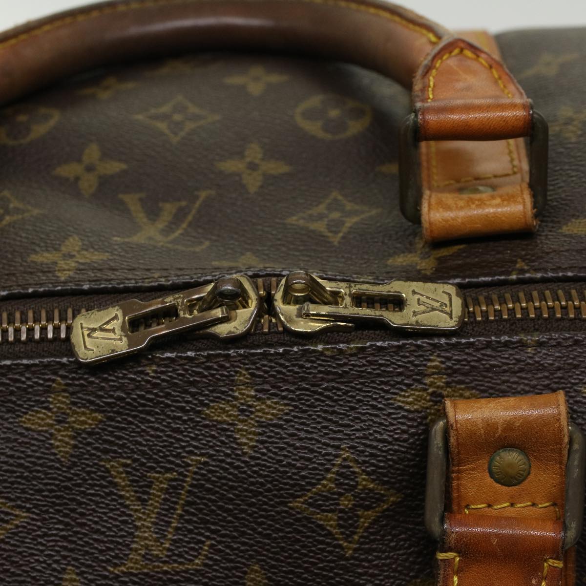 LOUIS VUITTON Monogram Keepall Bandouliere 60 Boston Bag M41412 LV yk7386B