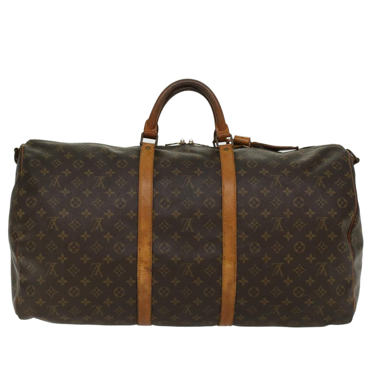 LOUIS VUITTON Monogram Keepall Bandouliere 60 Boston Bag M41412 LV yk7386B