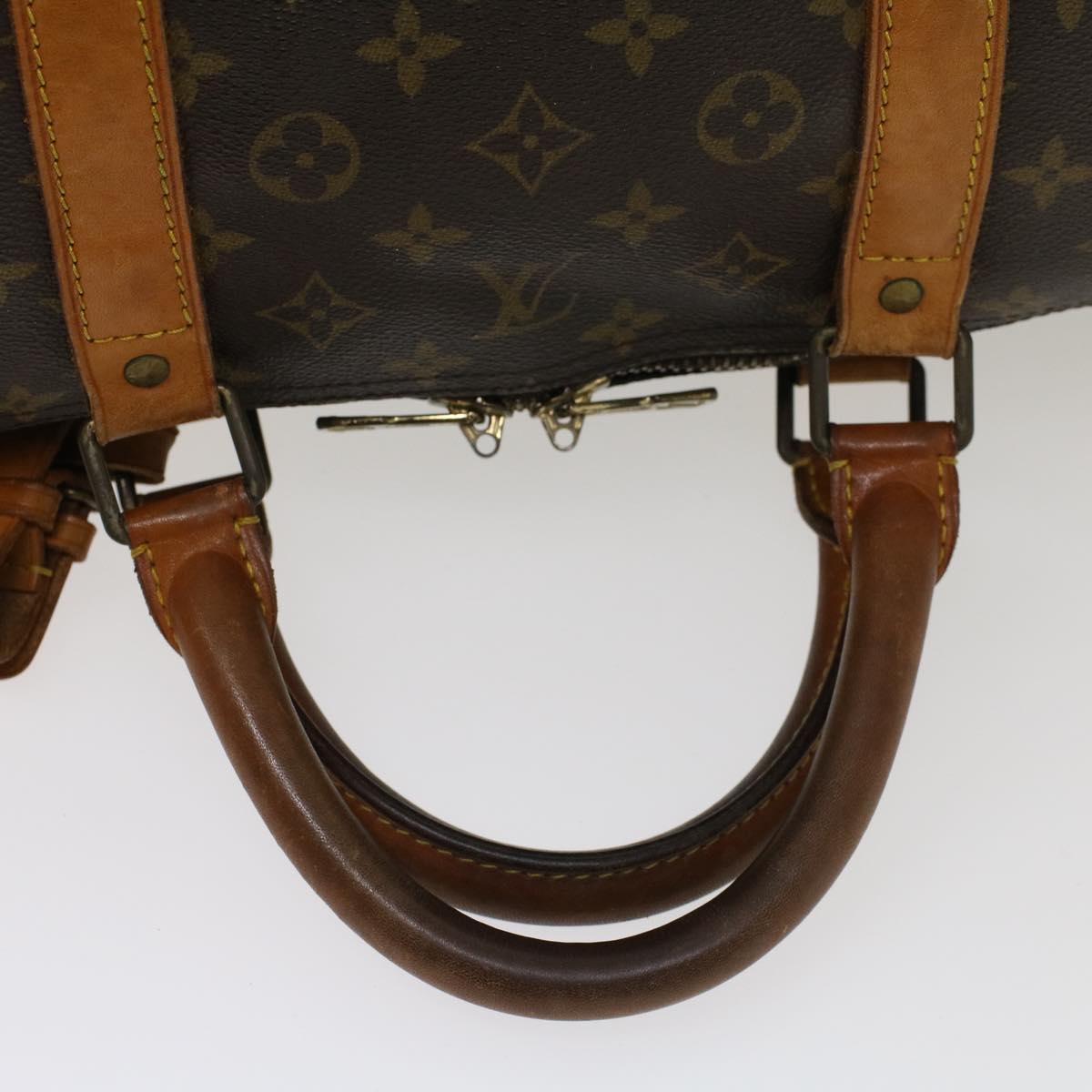 LOUIS VUITTON Monogram Keepall Bandouliere 60 Boston Bag M41412 LV yk7386B