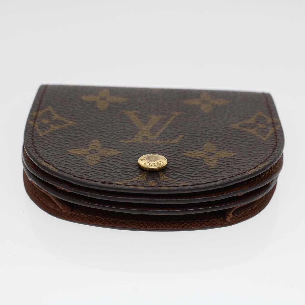 LOUIS VUITTON Monogram Porte Monnaie Guze Coin Purse M61970 LV yk7396B