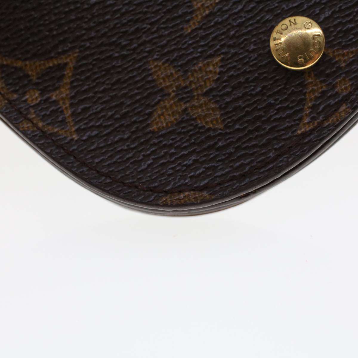 LOUIS VUITTON Monogram Porte Monnaie Guze Coin Purse M61970 LV yk7396B