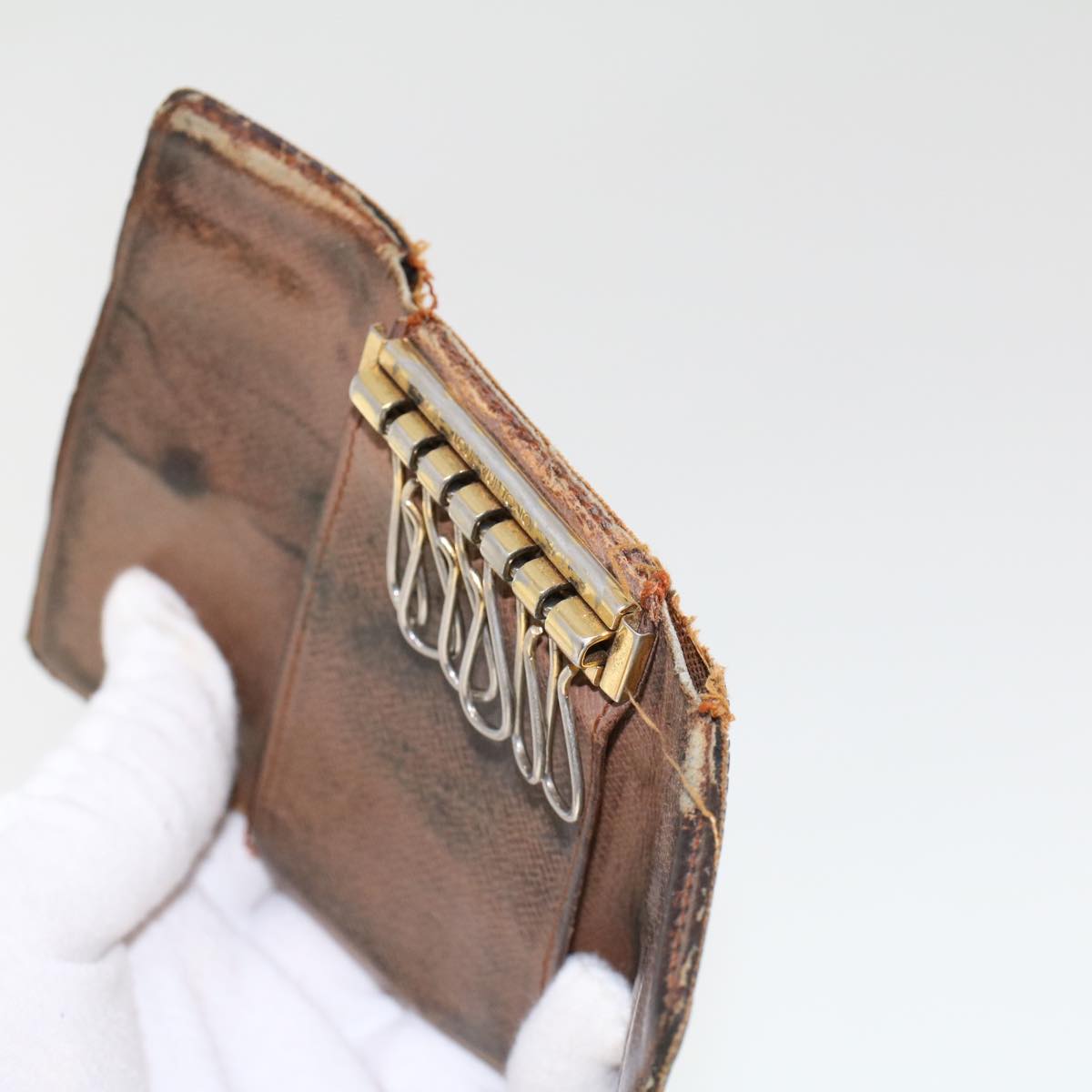 LOUIS VUITTON Monogram Coin Purse Key Case 7Set LV yk7397B