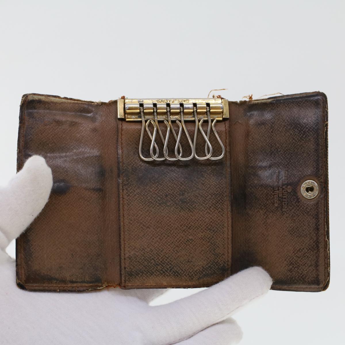 LOUIS VUITTON Monogram Coin Purse Key Case 7Set LV yk7397B