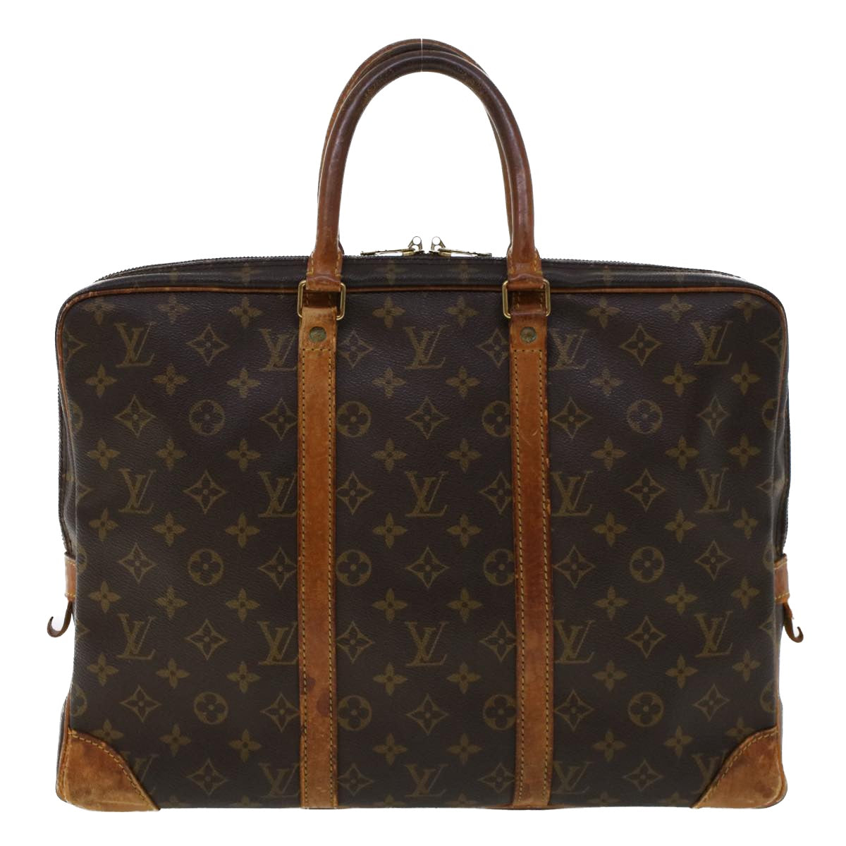LOUIS VUITTON Monogram Porte Documents Voyage Business Bag M53361 yk7400B