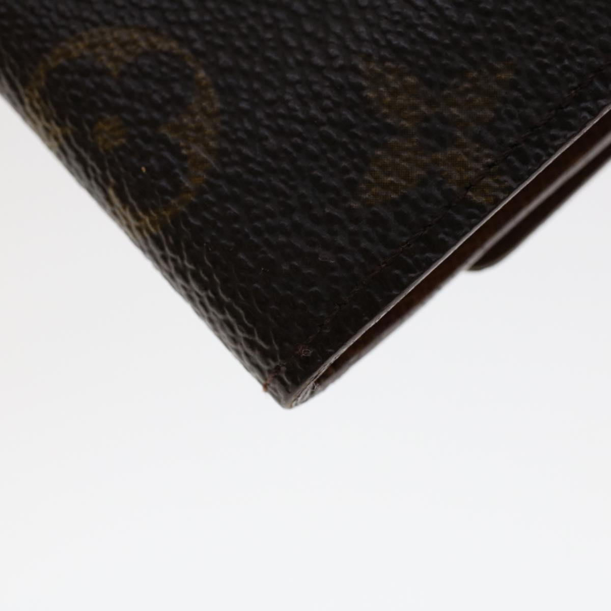 LOUIS VUITTON Monogram Porte Monnaie Zip Long Wallet M61727 LV yk7413