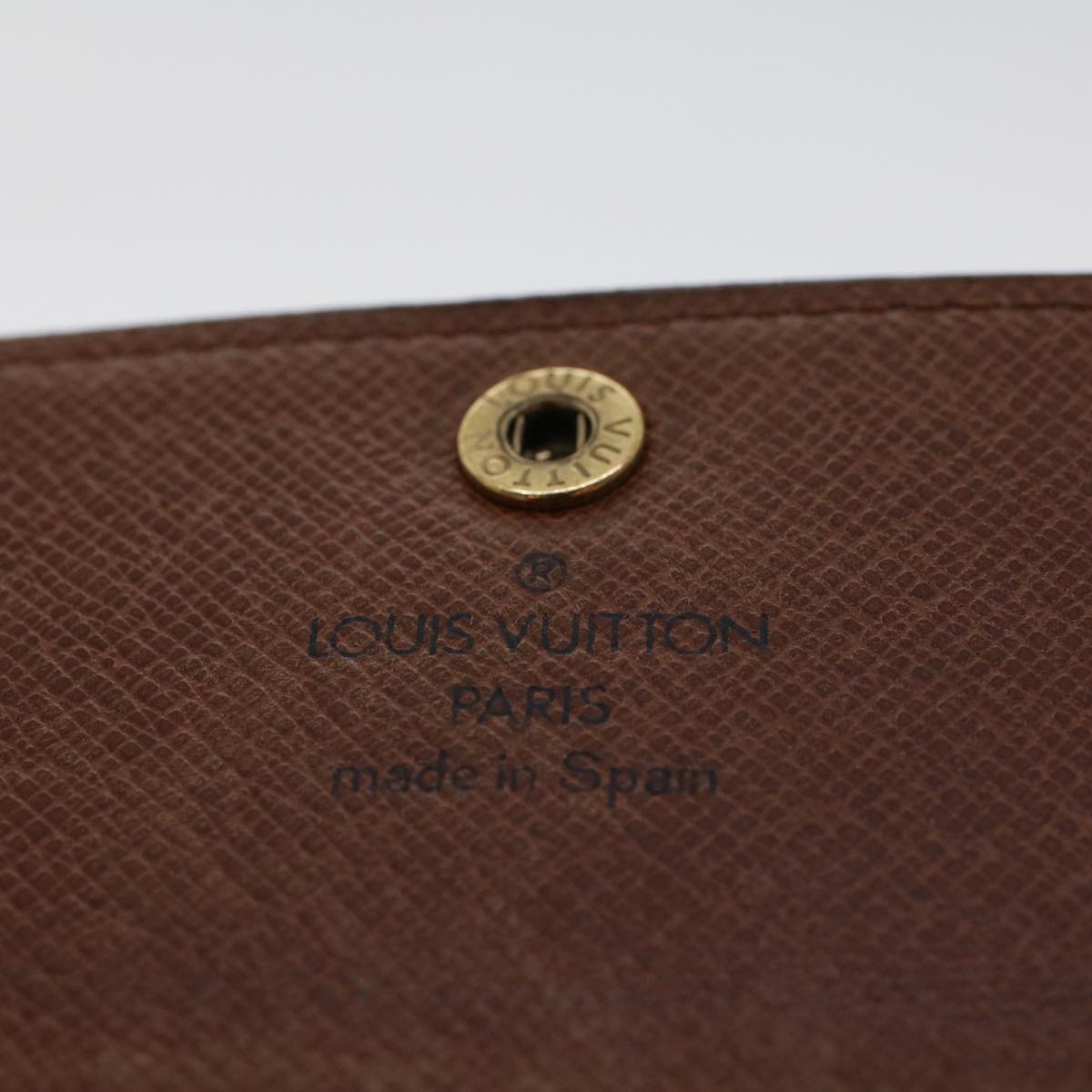 LOUIS VUITTON Monogram Porte Monnaie Zip Long Wallet M61727 LV yk7413