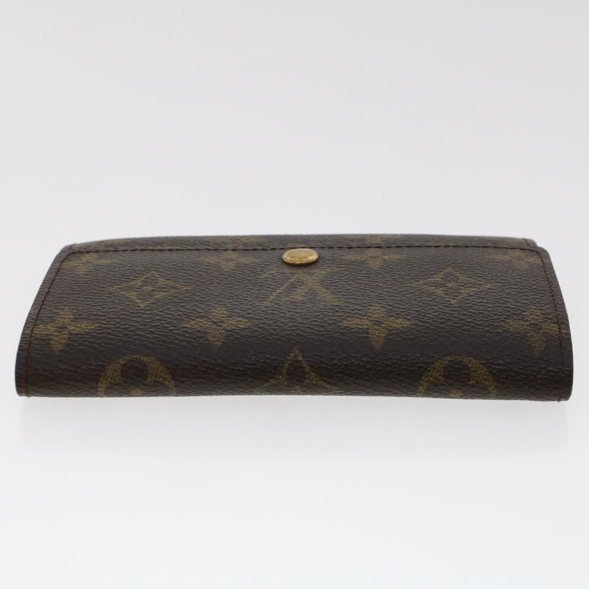 LOUIS VUITTON Monogram Porte Monnaie Zip Long Wallet M61727 LV yk7413