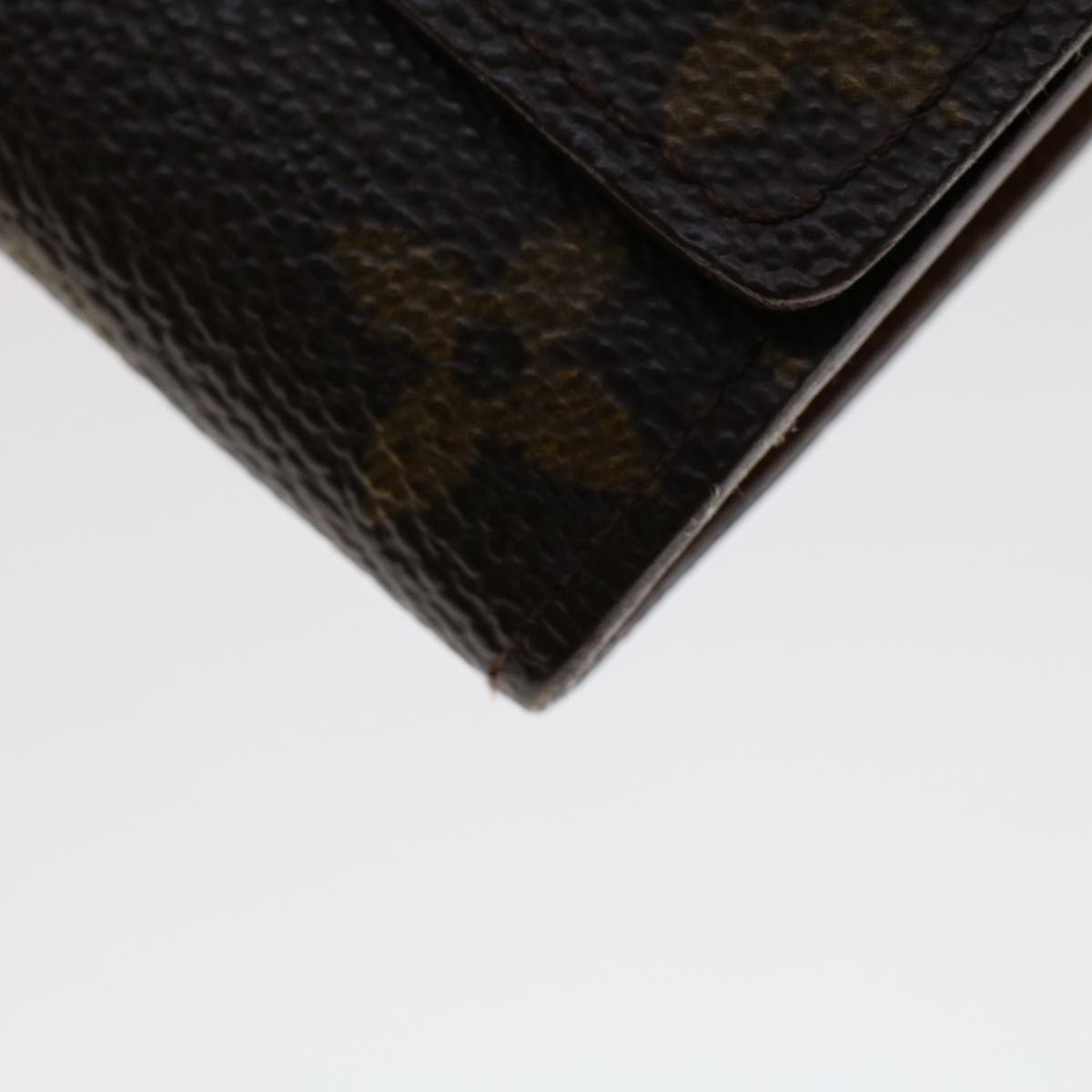 LOUIS VUITTON Monogram Porte Monnaie Zip Long Wallet M61727 LV yk7413