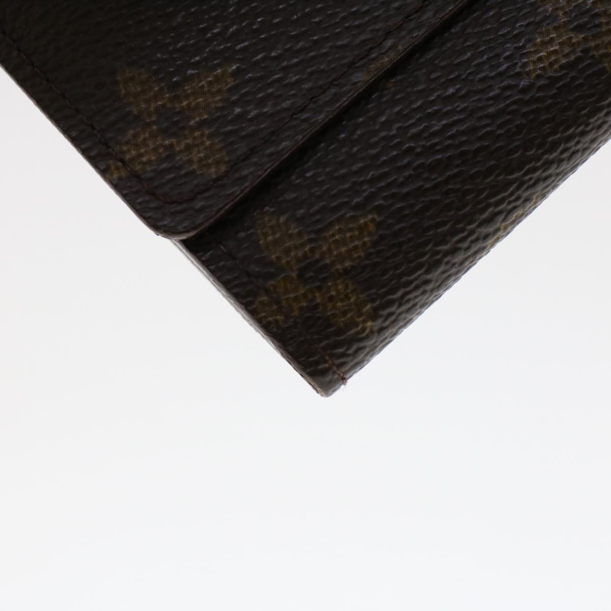 LOUIS VUITTON Monogram Porte Monnaie Zip Long Wallet M61727 LV yk7413