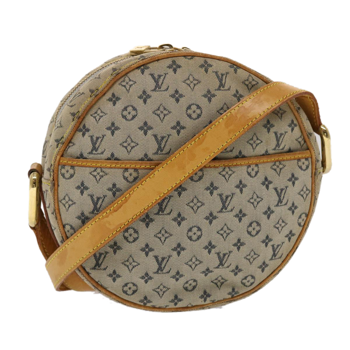 LOUIS VUITTON Monogram Mini Jeanne GM Shoulder Bag Blue M92000 LV yk7430