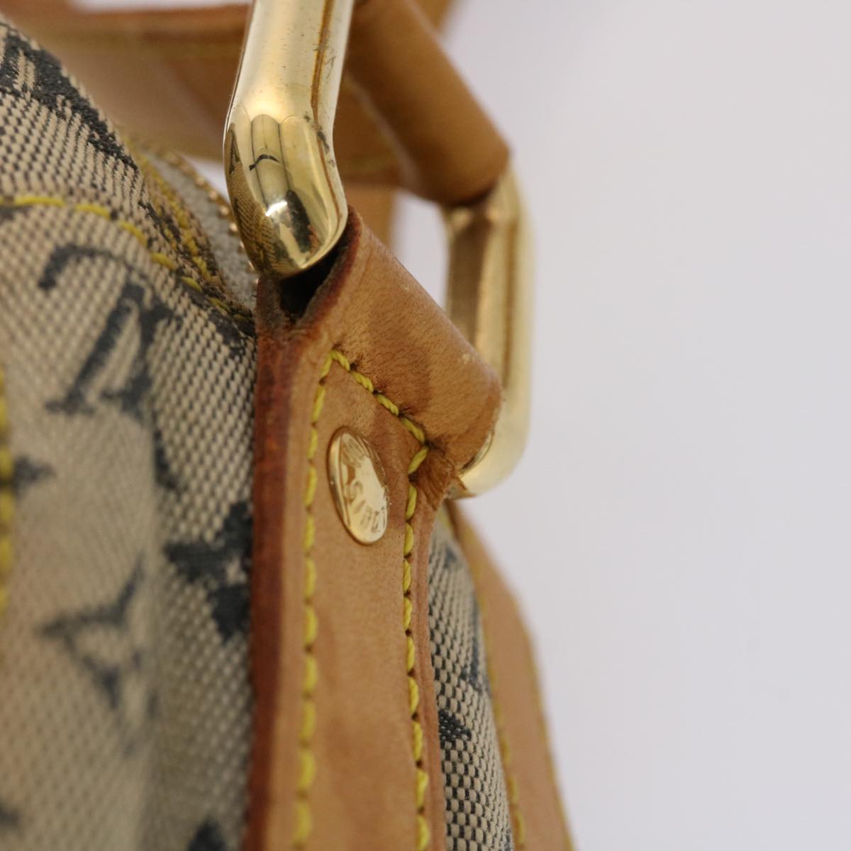 LOUIS VUITTON Monogram Mini Jeanne GM Shoulder Bag Blue M92000 LV yk7430