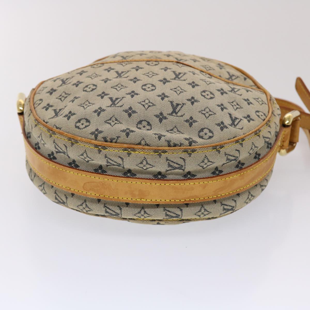 LOUIS VUITTON Monogram Mini Jeanne GM Shoulder Bag Blue M92000 LV yk7430