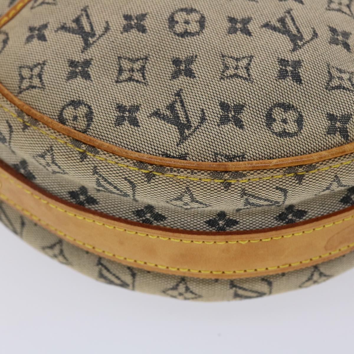 LOUIS VUITTON Monogram Mini Jeanne GM Shoulder Bag Blue M92000 LV yk7430