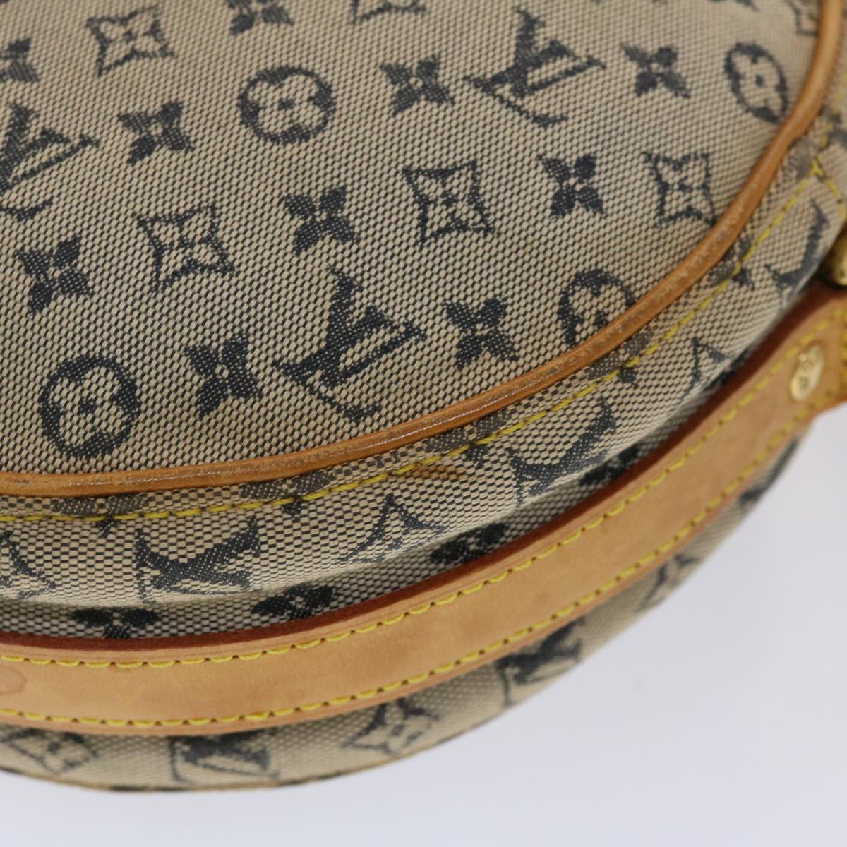 LOUIS VUITTON Monogram Mini Jeanne GM Shoulder Bag Blue M92000 LV yk7430