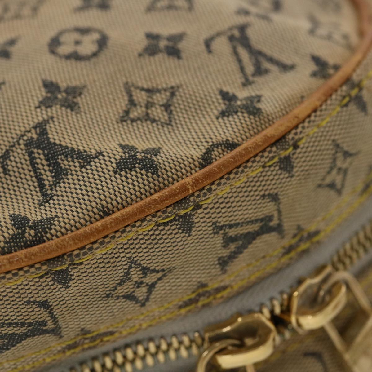 LOUIS VUITTON Monogram Mini Jeanne GM Shoulder Bag Blue M92000 LV yk7430