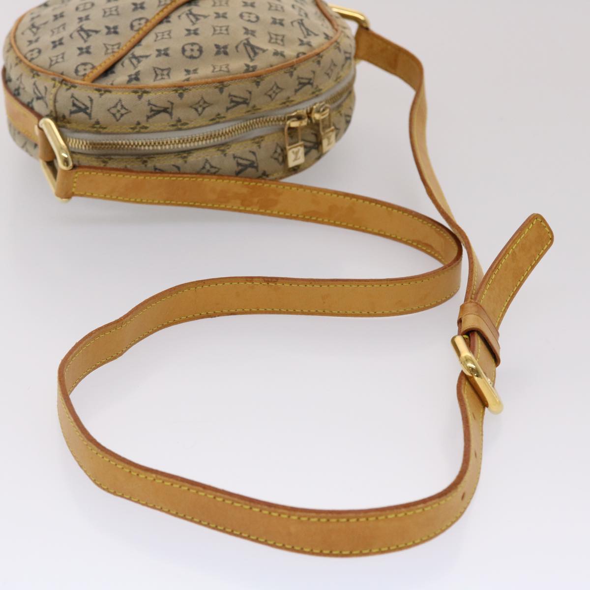 LOUIS VUITTON Monogram Mini Jeanne GM Shoulder Bag Blue M92000 LV yk7430