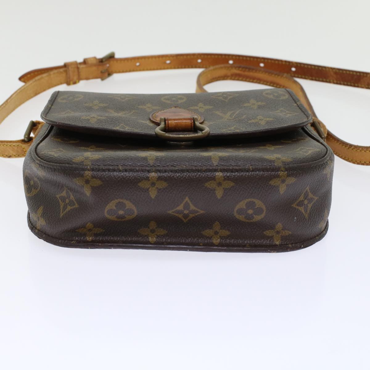 LOUIS VUITTON Monogram Saint Cloud MM Shoulder Bag M51243 LV yk7459