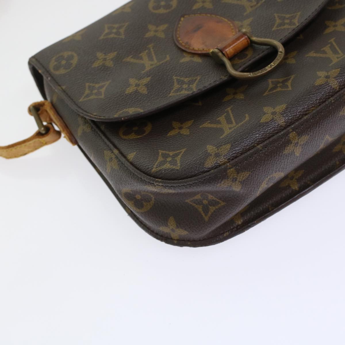 LOUIS VUITTON Monogram Saint Cloud MM Shoulder Bag M51243 LV yk7459