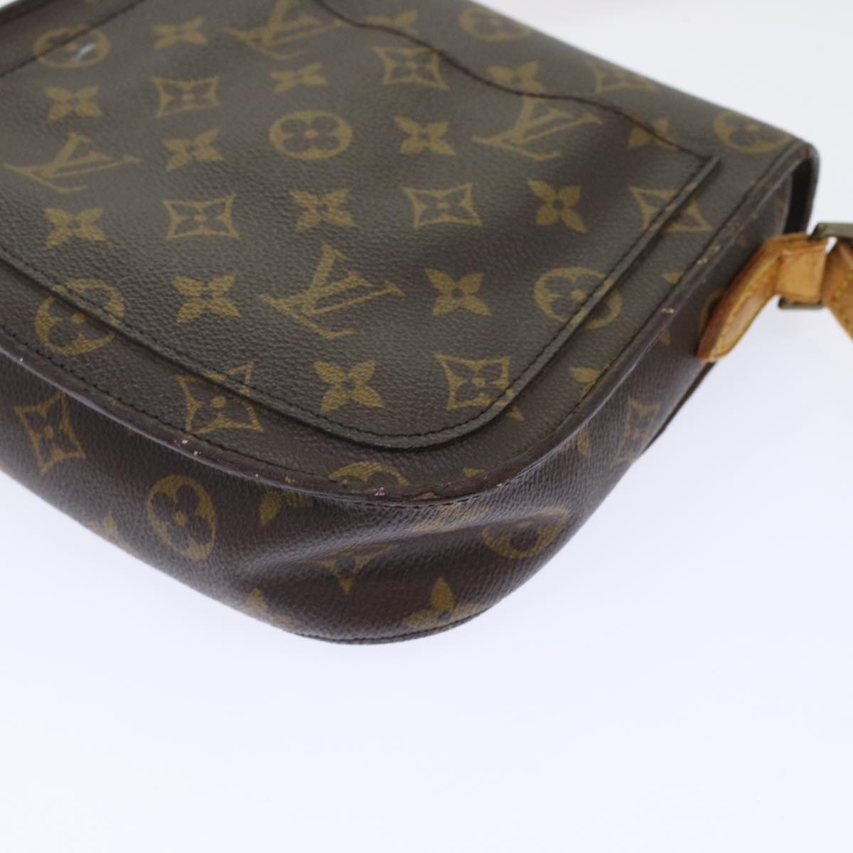 LOUIS VUITTON Monogram Saint Cloud MM Shoulder Bag M51243 LV yk7459