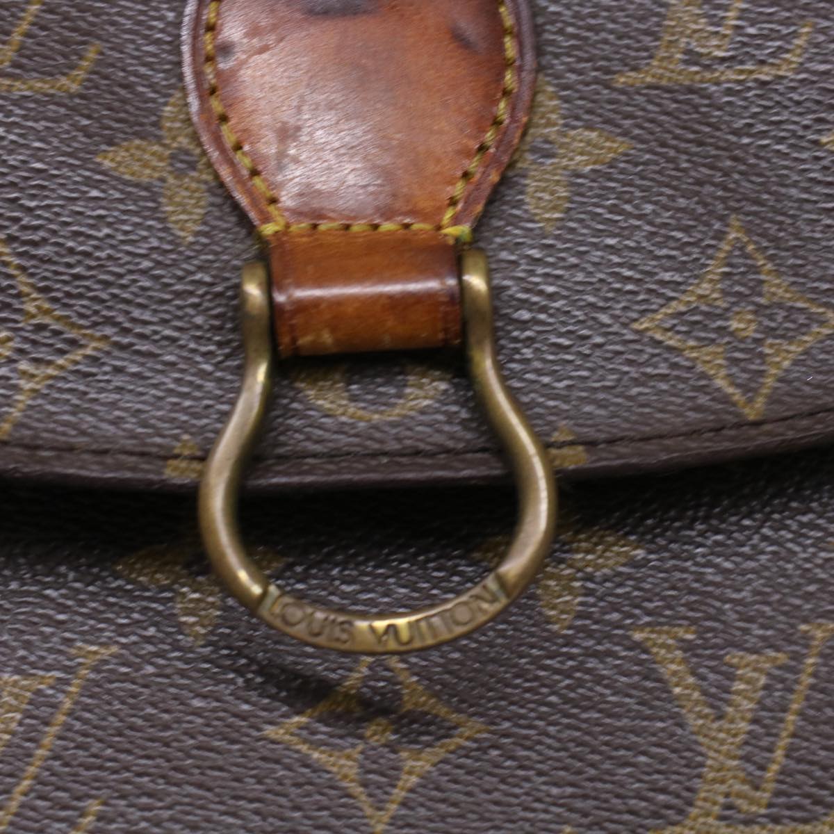 LOUIS VUITTON Monogram Saint Cloud MM Shoulder Bag M51243 LV yk7459