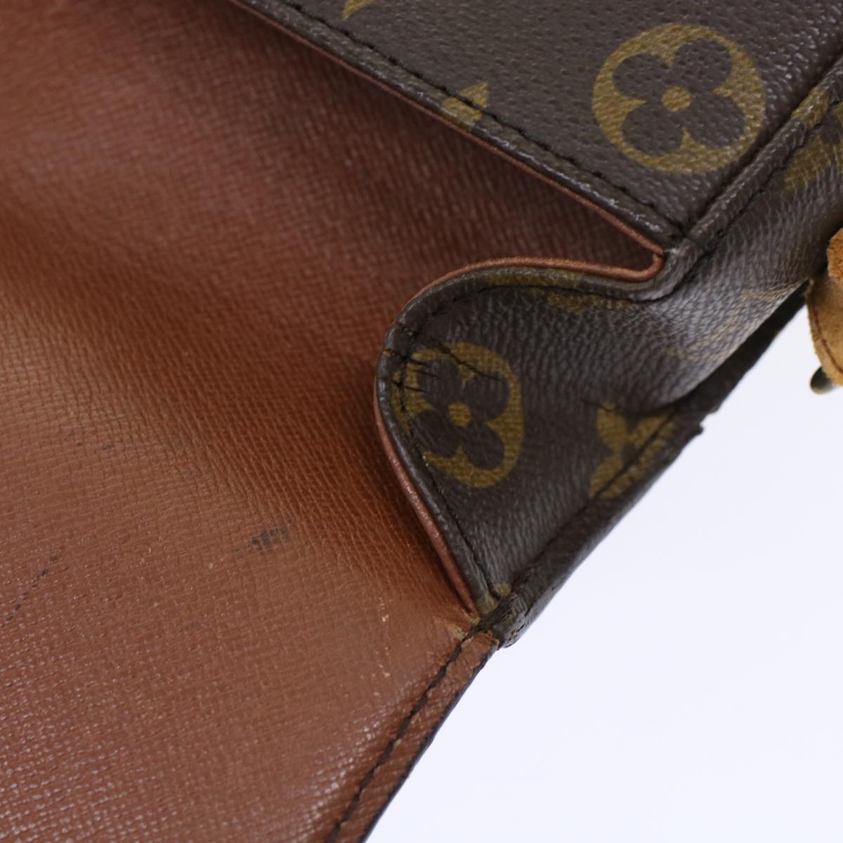 LOUIS VUITTON Monogram Saint Cloud MM Shoulder Bag M51243 LV yk7459