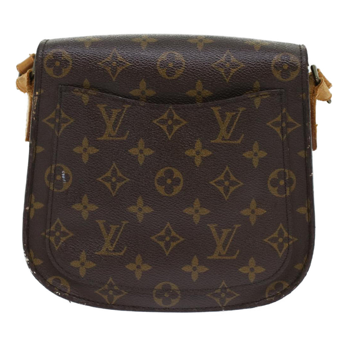 LOUIS VUITTON Monogram Saint Cloud MM Shoulder Bag M51243 LV yk7459