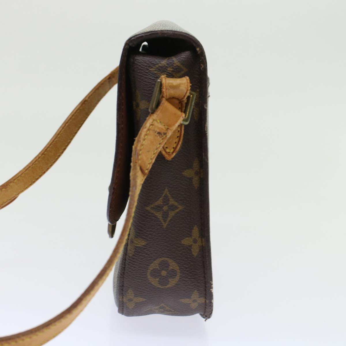 LOUIS VUITTON Monogram Saint Cloud MM Shoulder Bag M51243 LV yk7459