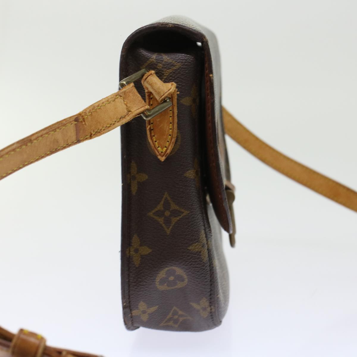 LOUIS VUITTON Monogram Saint Cloud MM Shoulder Bag M51243 LV yk7459