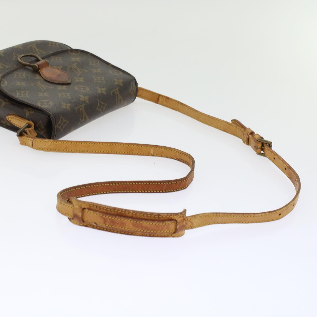 LOUIS VUITTON Monogram Saint Cloud MM Shoulder Bag M51243 LV yk7459