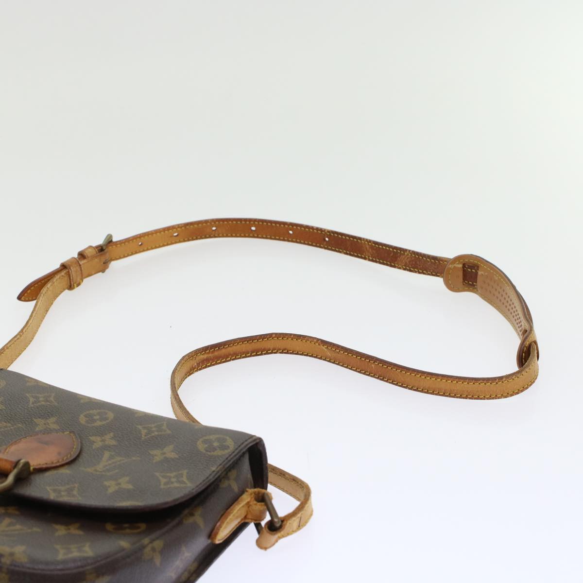 LOUIS VUITTON Monogram Saint Cloud MM Shoulder Bag M51243 LV yk7459