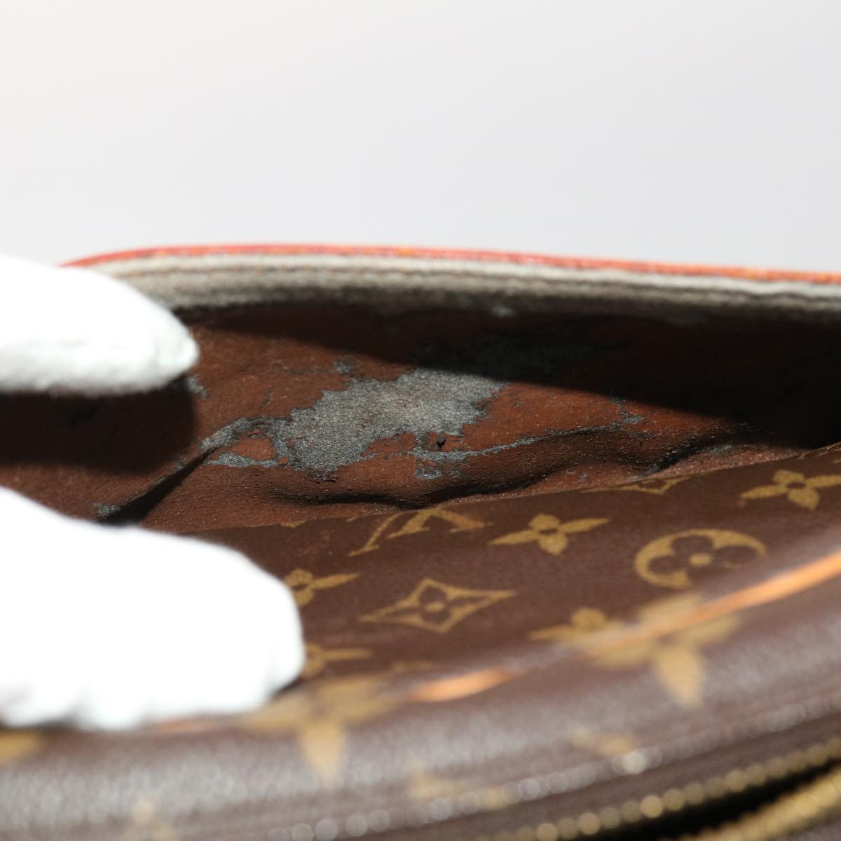 LOUIS VUITTON Monogram Compiegne 28 Clutch Bag M51845 LV yk7465