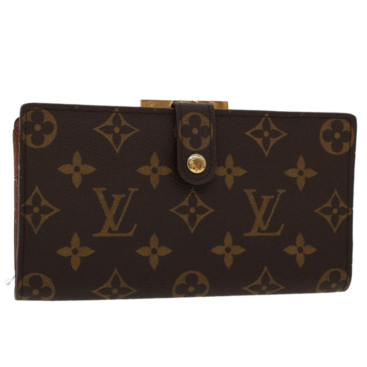 LOUIS VUITTON Monogram Continental Wallet North America T61217 LV yk7469