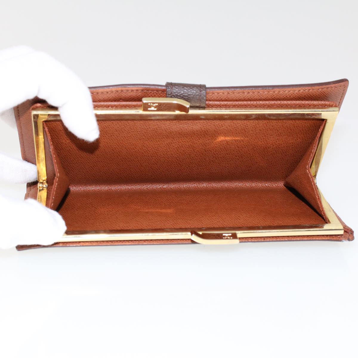 LOUIS VUITTON Monogram Continental Wallet North America T61217 LV yk7469