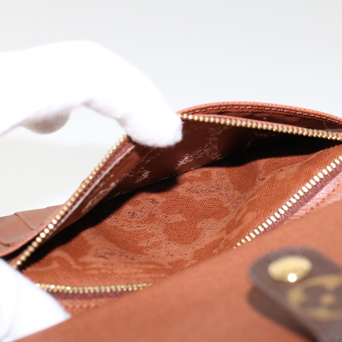 LOUIS VUITTON Monogram Continental Wallet North America T61217 LV yk7469