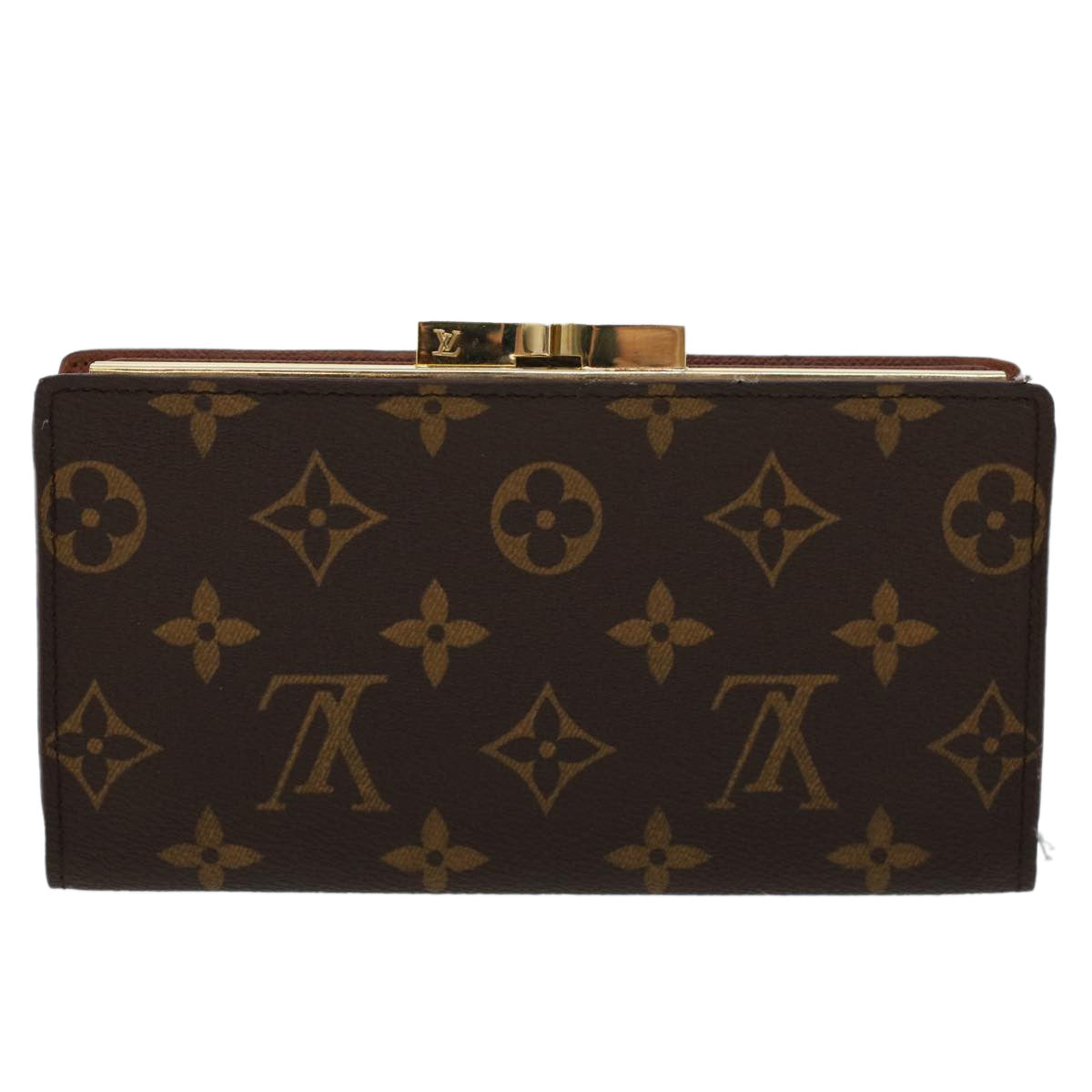 LOUIS VUITTON Monogram Continental Wallet North America T61217 LV yk7469