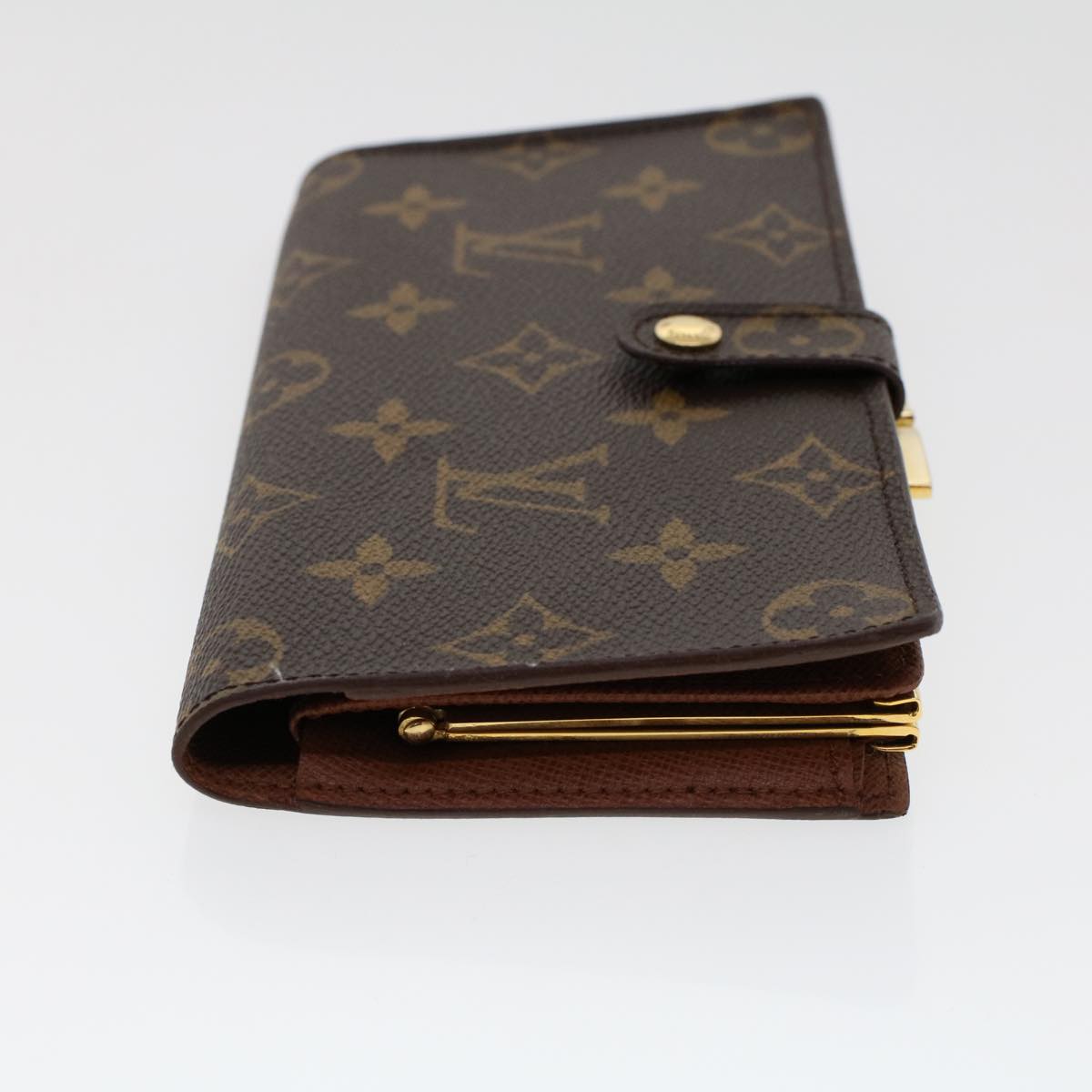 LOUIS VUITTON Monogram Continental Wallet North America T61217 LV yk7469