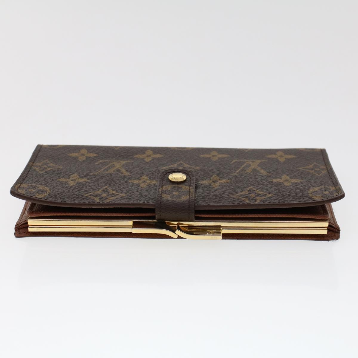 LOUIS VUITTON Monogram Continental Wallet North America T61217 LV yk7469