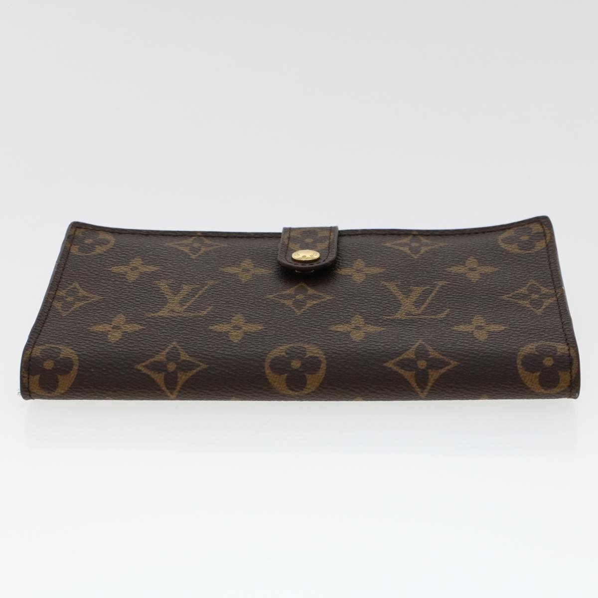 LOUIS VUITTON Monogram Continental Wallet North America T61217 LV yk7469