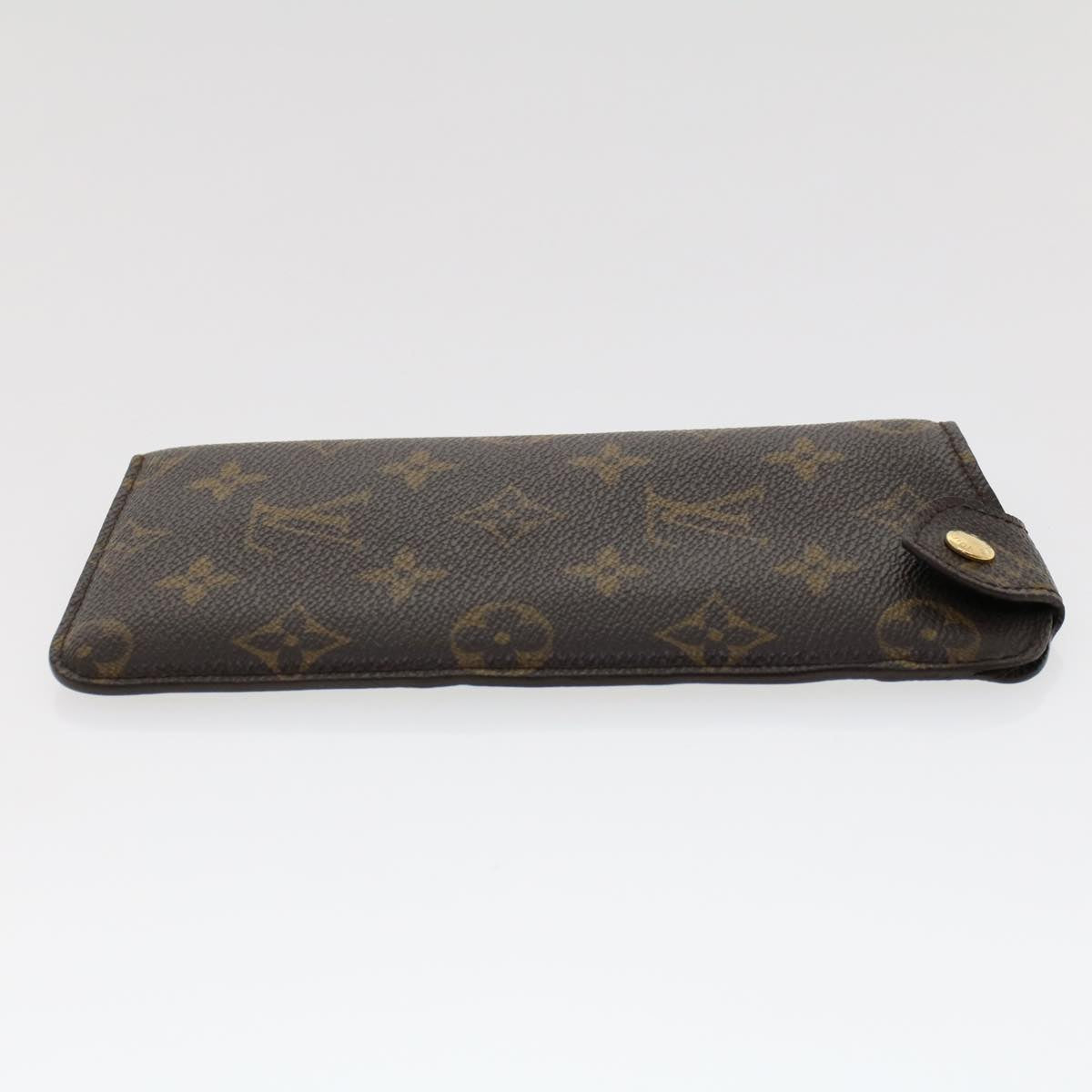 LOUIS VUITTON Monogram Etui Lunette MM Glasses Case M66544 LV yk7470
