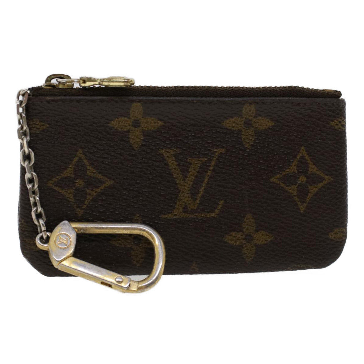 LOUIS VUITTON Monogram Pochette Cles Coin Purse M62650 LV yk7484
