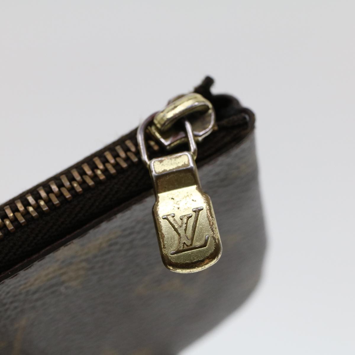 LOUIS VUITTON Monogram Pochette Cles Coin Purse M62650 LV yk7484