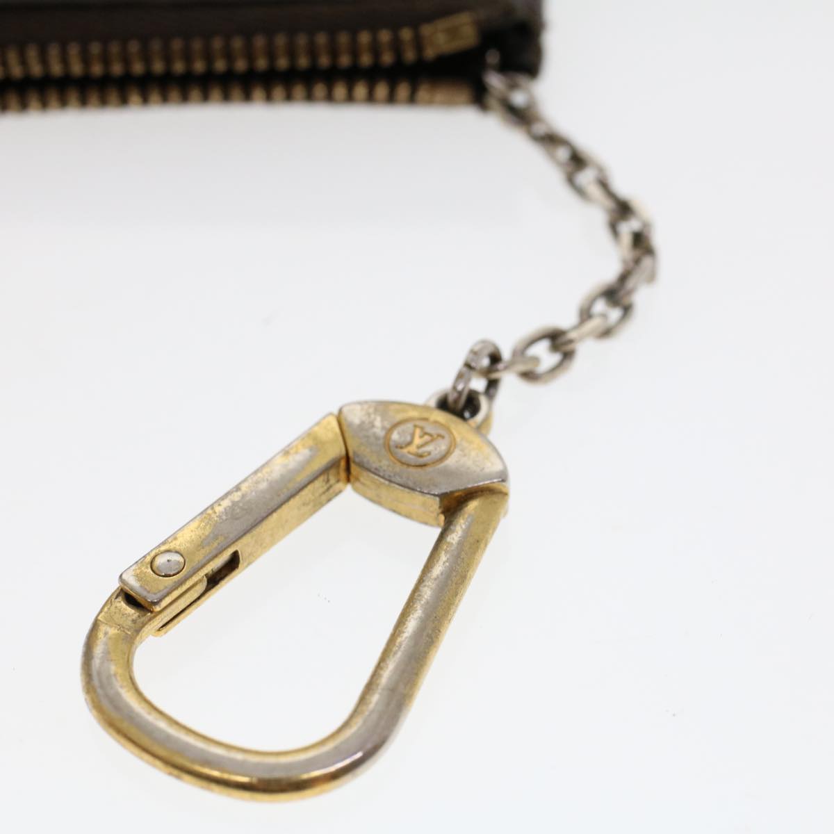 LOUIS VUITTON Monogram Pochette Cles Coin Purse M62650 LV yk7484