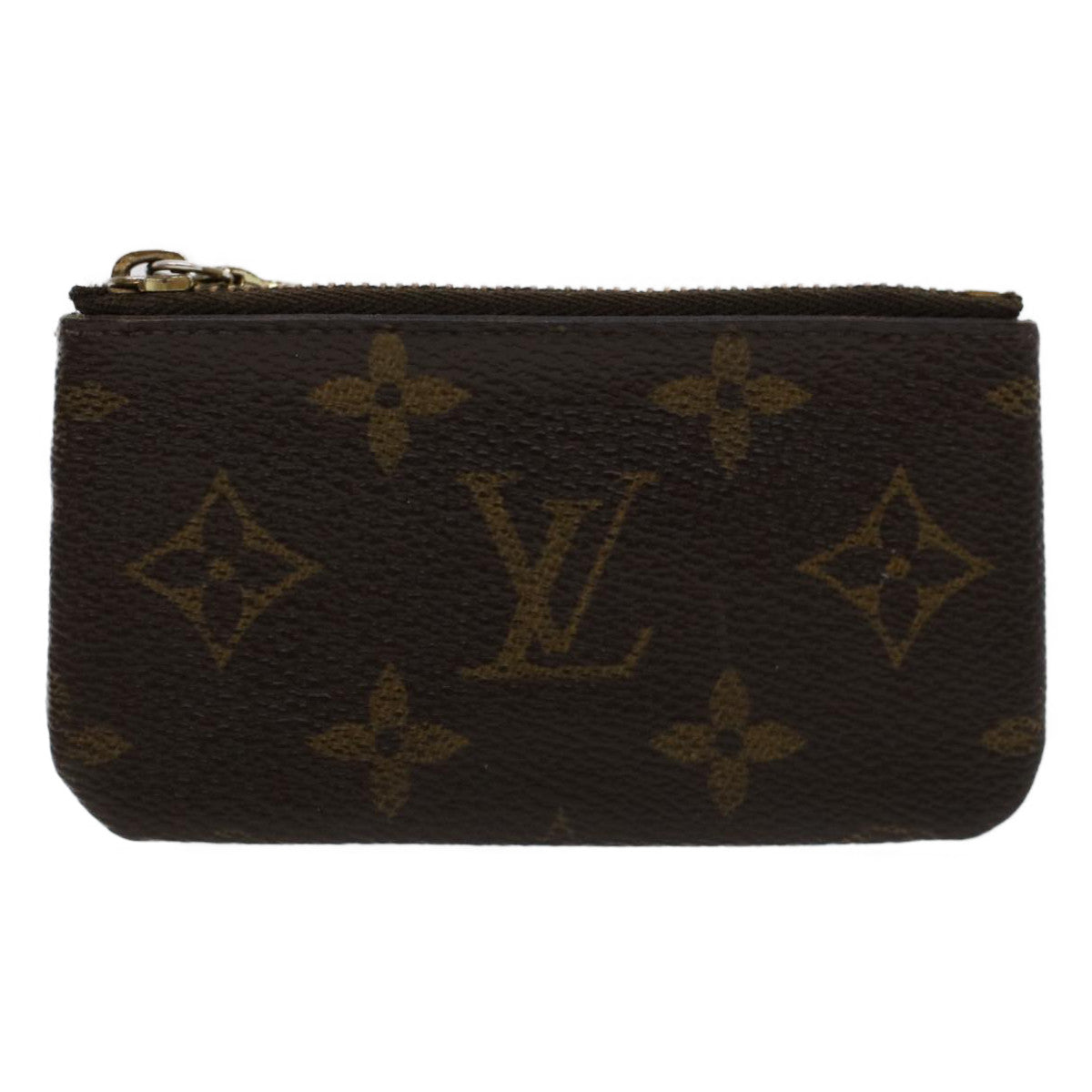 LOUIS VUITTON Monogram Pochette Cles Coin Purse M62650 LV yk7484