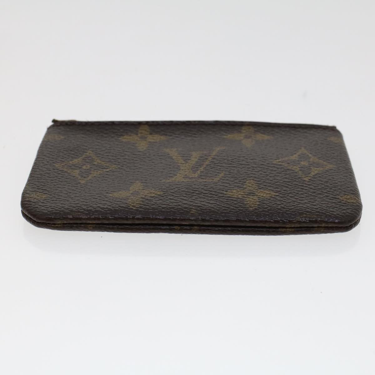 LOUIS VUITTON Monogram Pochette Cles Coin Purse M62650 LV yk7484