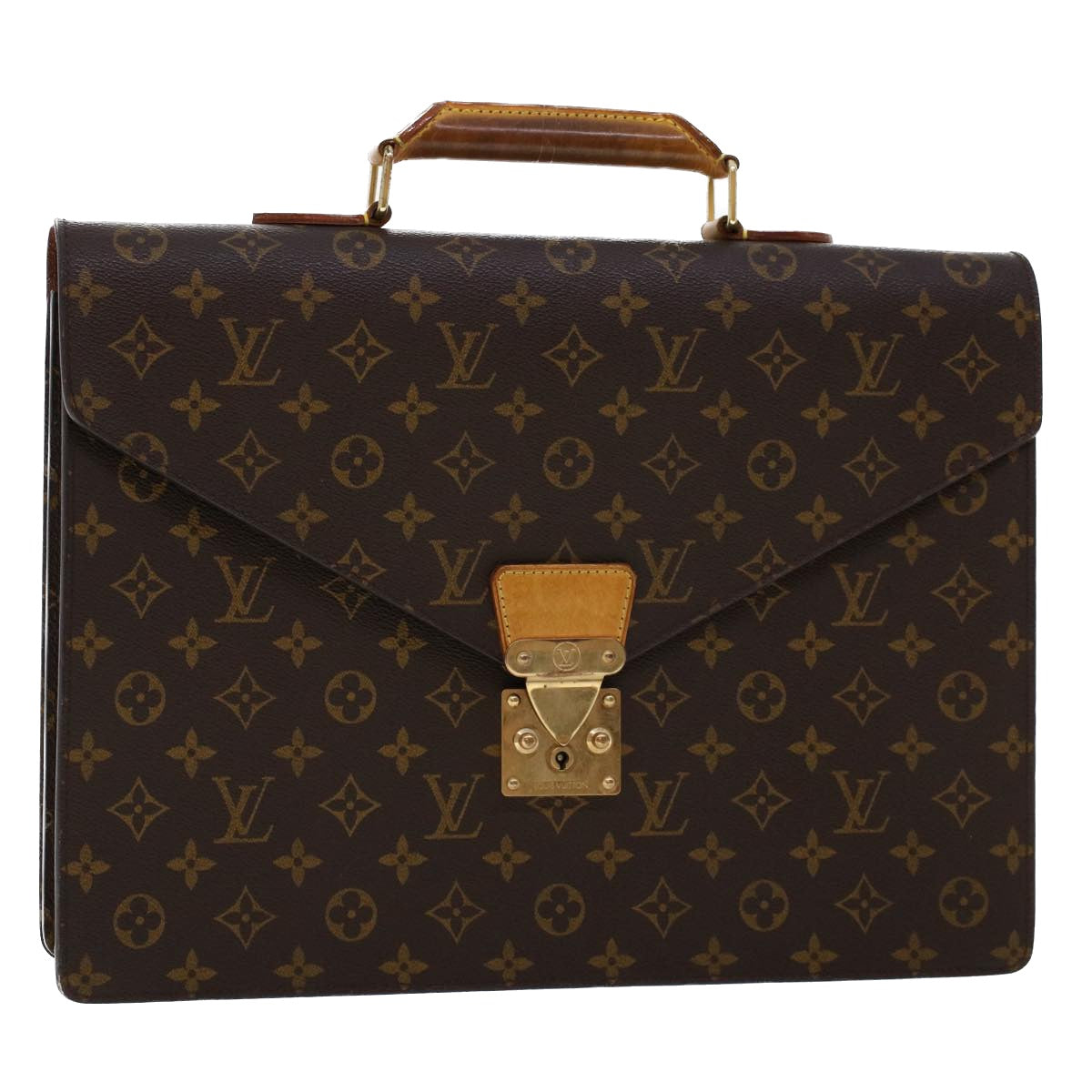 LOUIS VUITTON Monogram Serviette Conseiller Briefcase M53331 LV yk7487