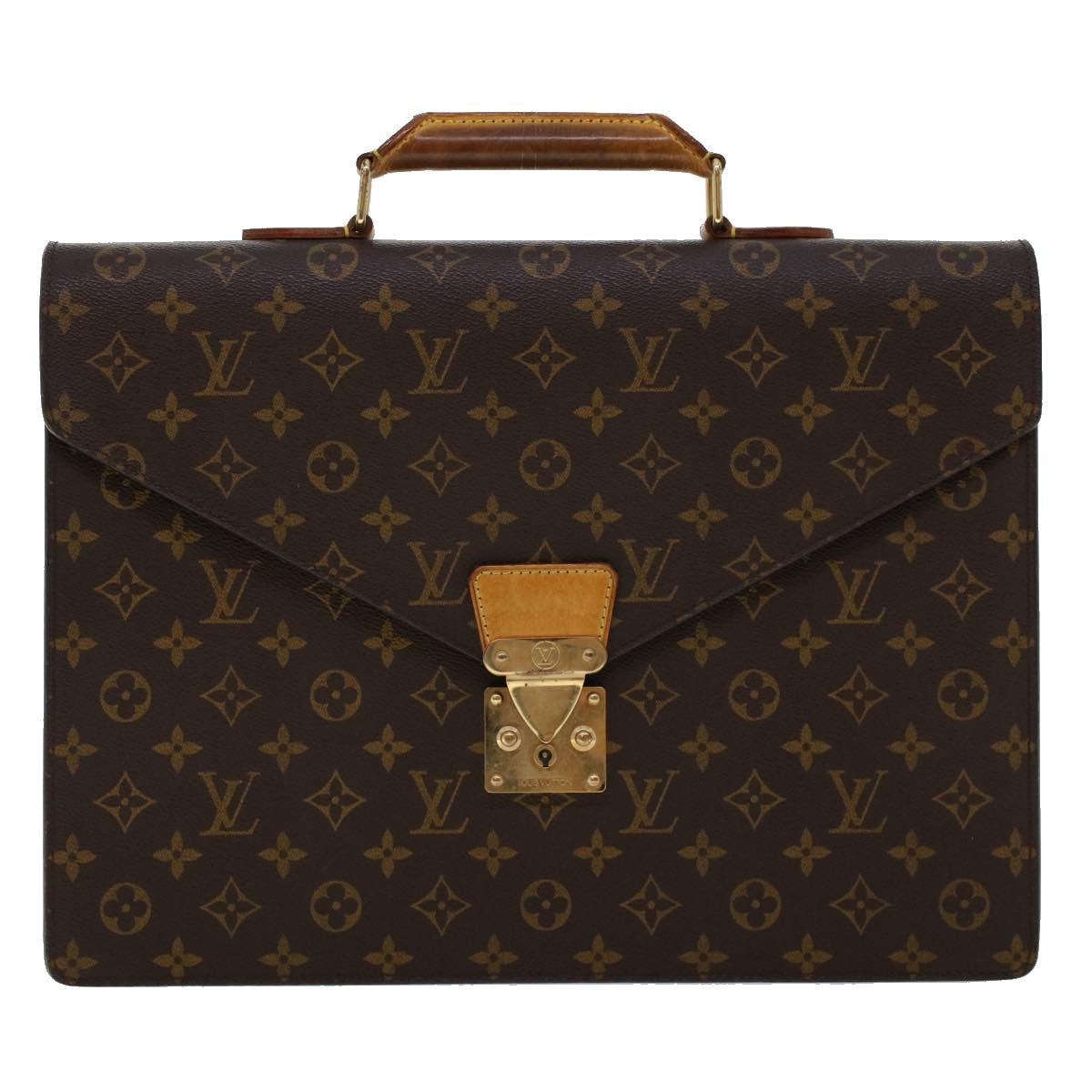 LOUIS VUITTON Monogram Serviette Conseiller Briefcase M53331 LV yk7487