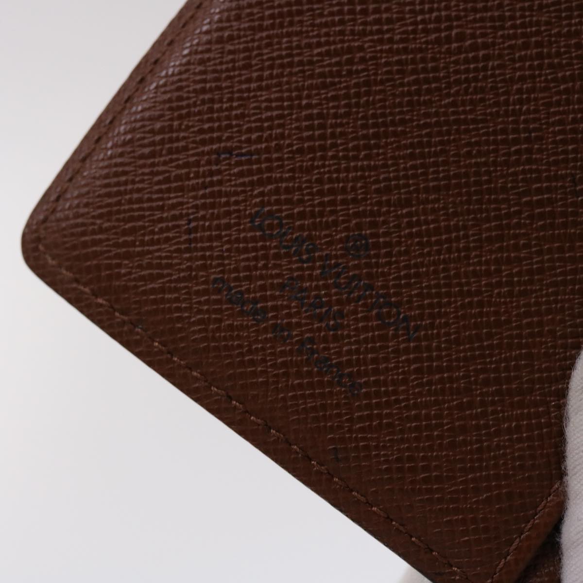 LOUIS VUITTON Monogram Agenda PM Day Planner Cover R20005 LV yk7491